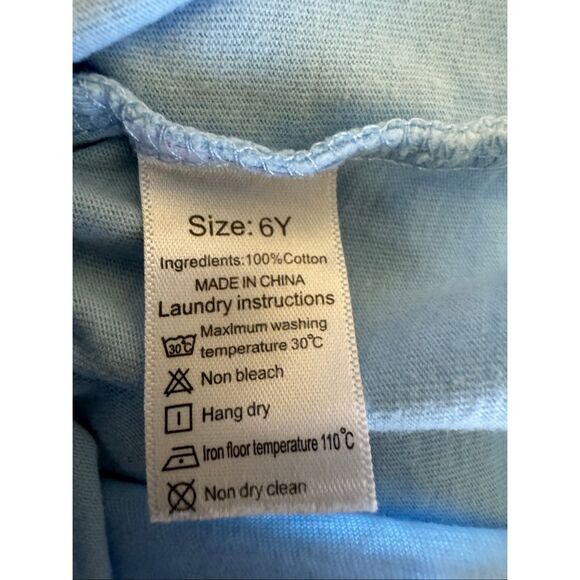 Girls 5-6 year bundle of 4  t-shirt cotton short sleeve solid white tye dye  bun - Picture 4 of 12